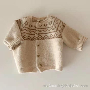 Sweater Kanak-kanak Sweater Berkait Kasual